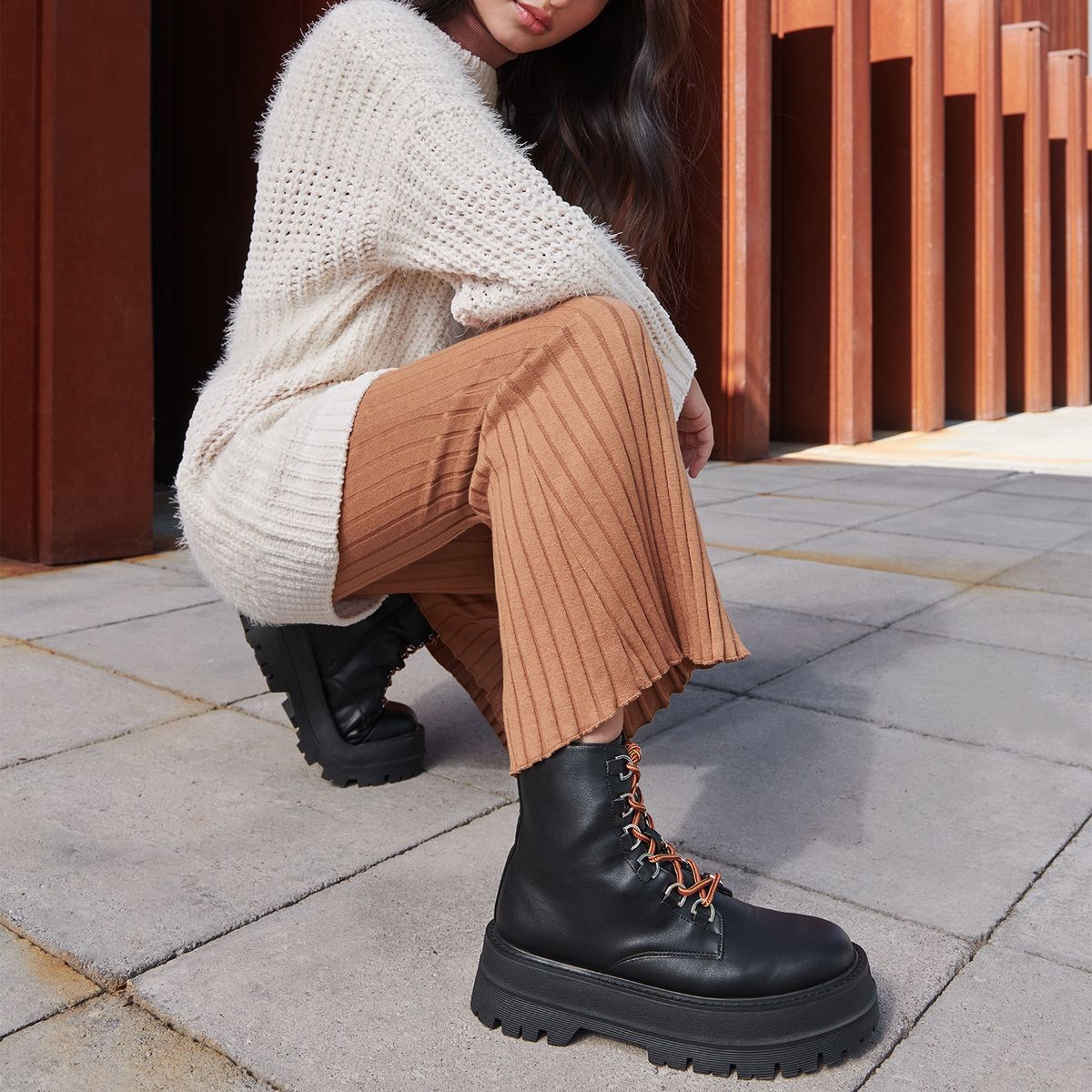 SYBILLA - Botín Mujer Negro