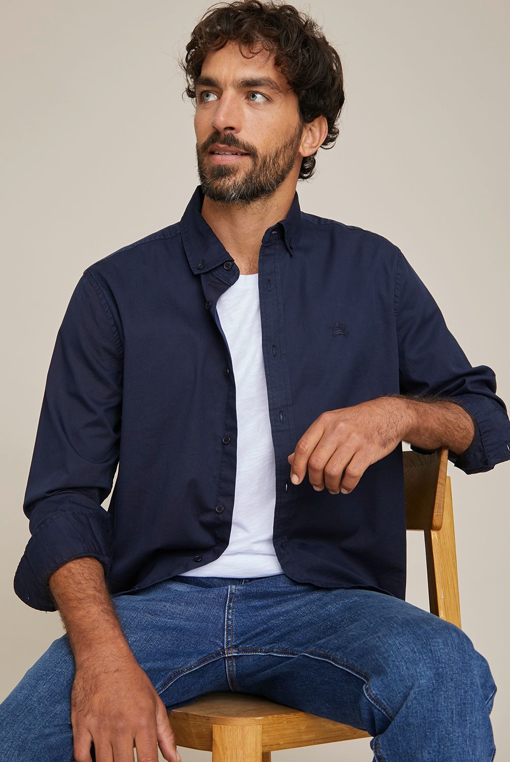 CASCAIS - Camisa 100% Algodón