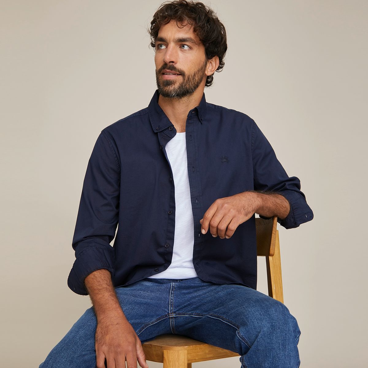 CASCAIS - Camisa 100% Algodón