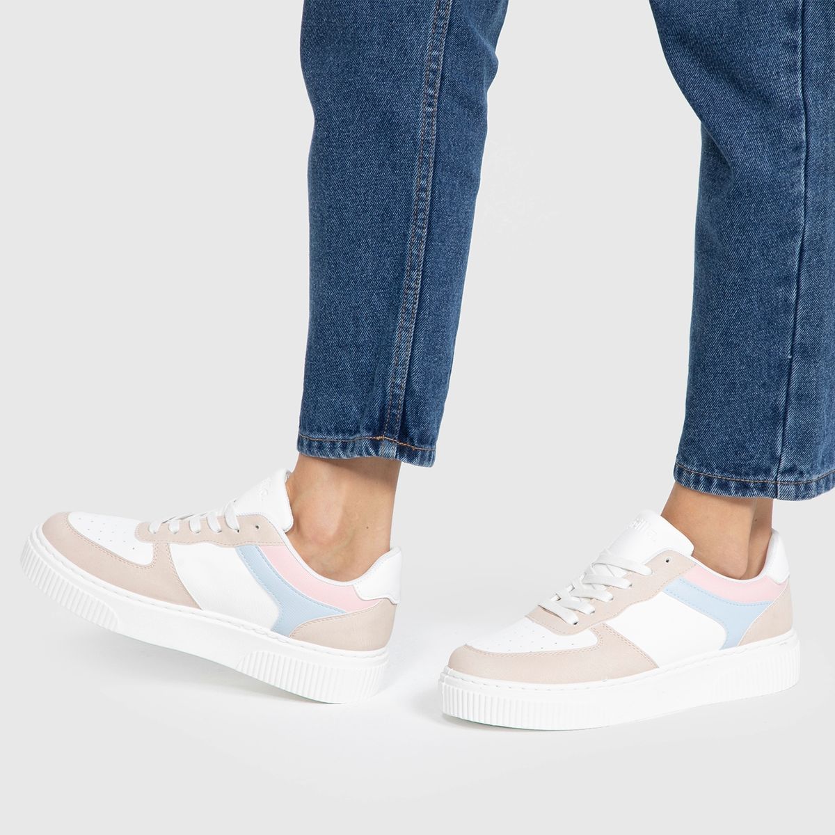 SYBILLA - Zapatilla Urbana Mujer Rosada