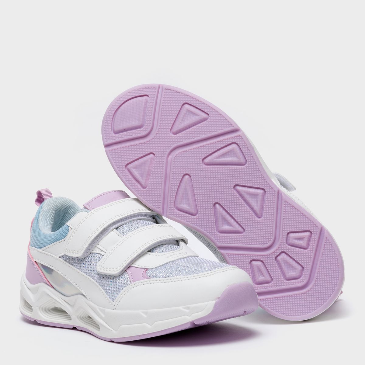 YAMP - Zapatilla Niña Luces Blanca