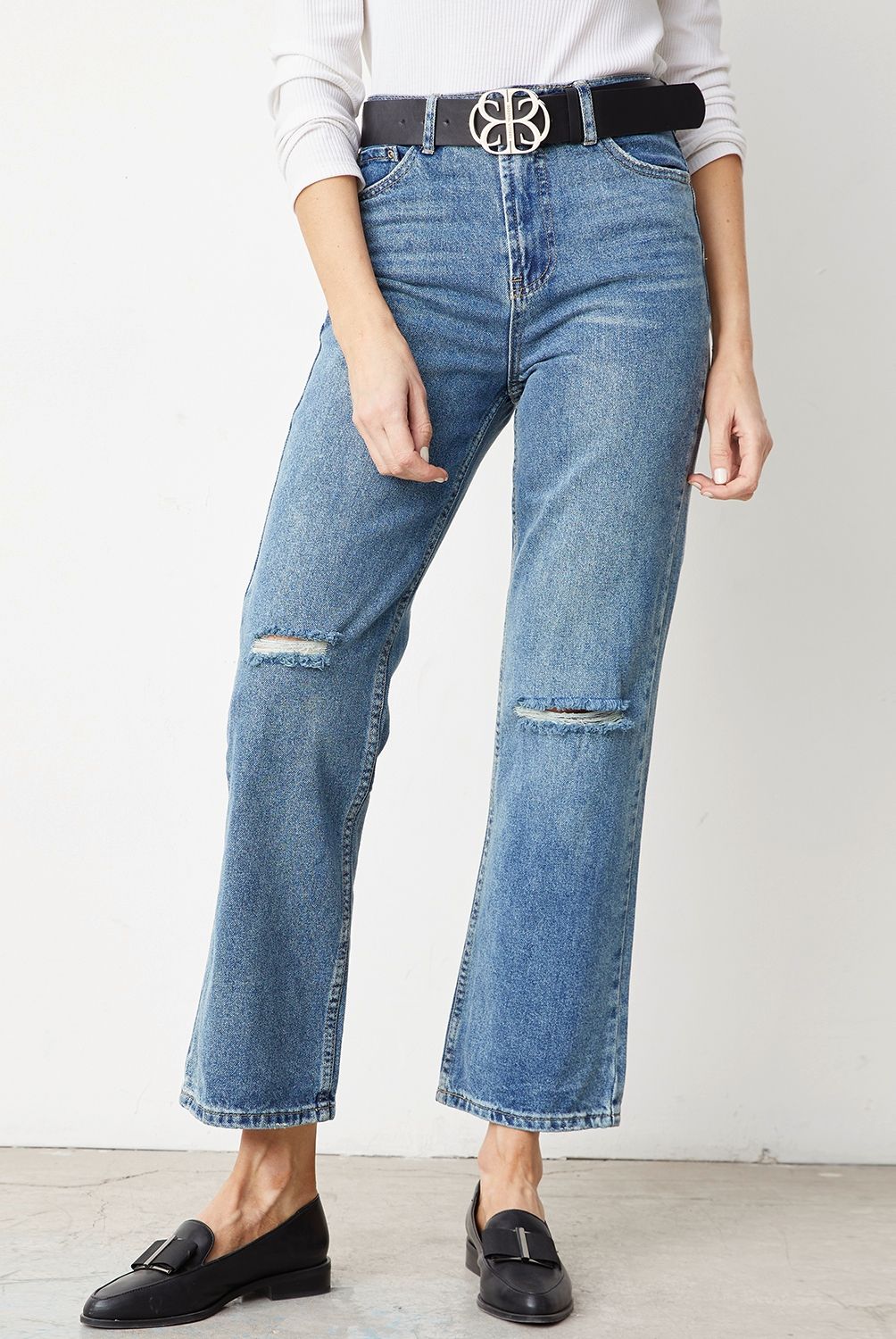 APOLOGY - Jeans Mom Tiro Medio Mujer&Nbsp;Cecilia Bolocco Para Apology