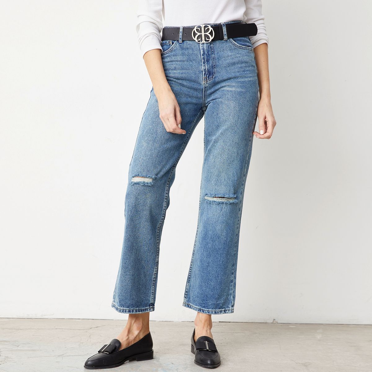 APOLOGY - Jeans Mom Tiro Medio Mujer&Nbsp;Cecilia Bolocco Para Apology