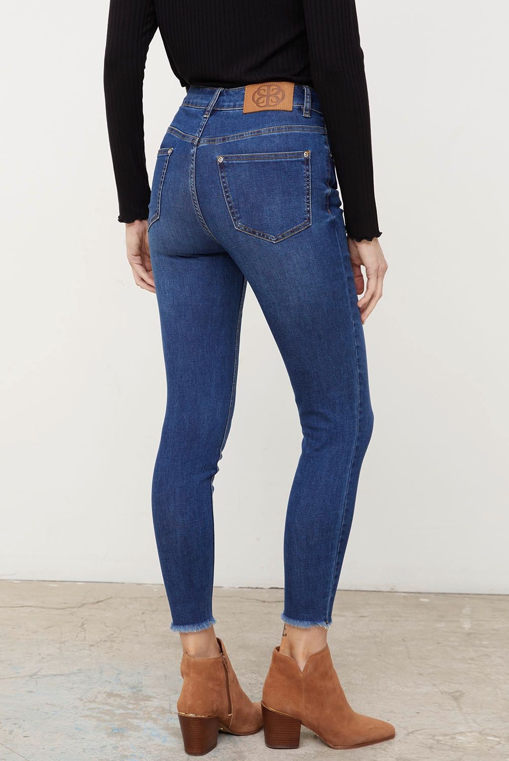 APOLOGY - Jeans Skinny Tiro Alto Mujer Cecilia Bolocco Para Apology