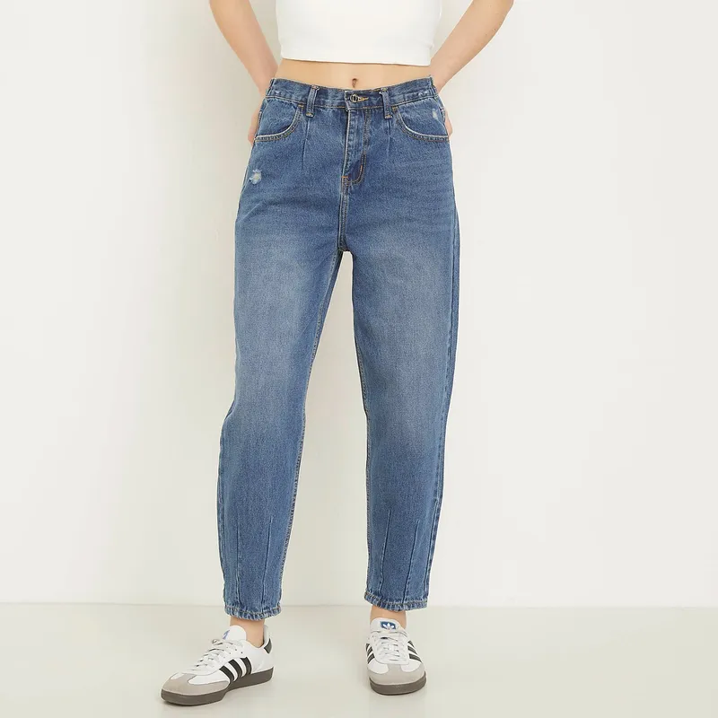 SYBILLA - Jeans Balloon Adele Tiro Alto Mujer Sybilla