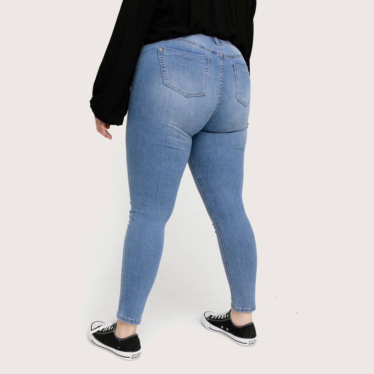 SYBILLA - Jeans Skinny Sophie Plus Tiro Medio Mujer Sybilla
