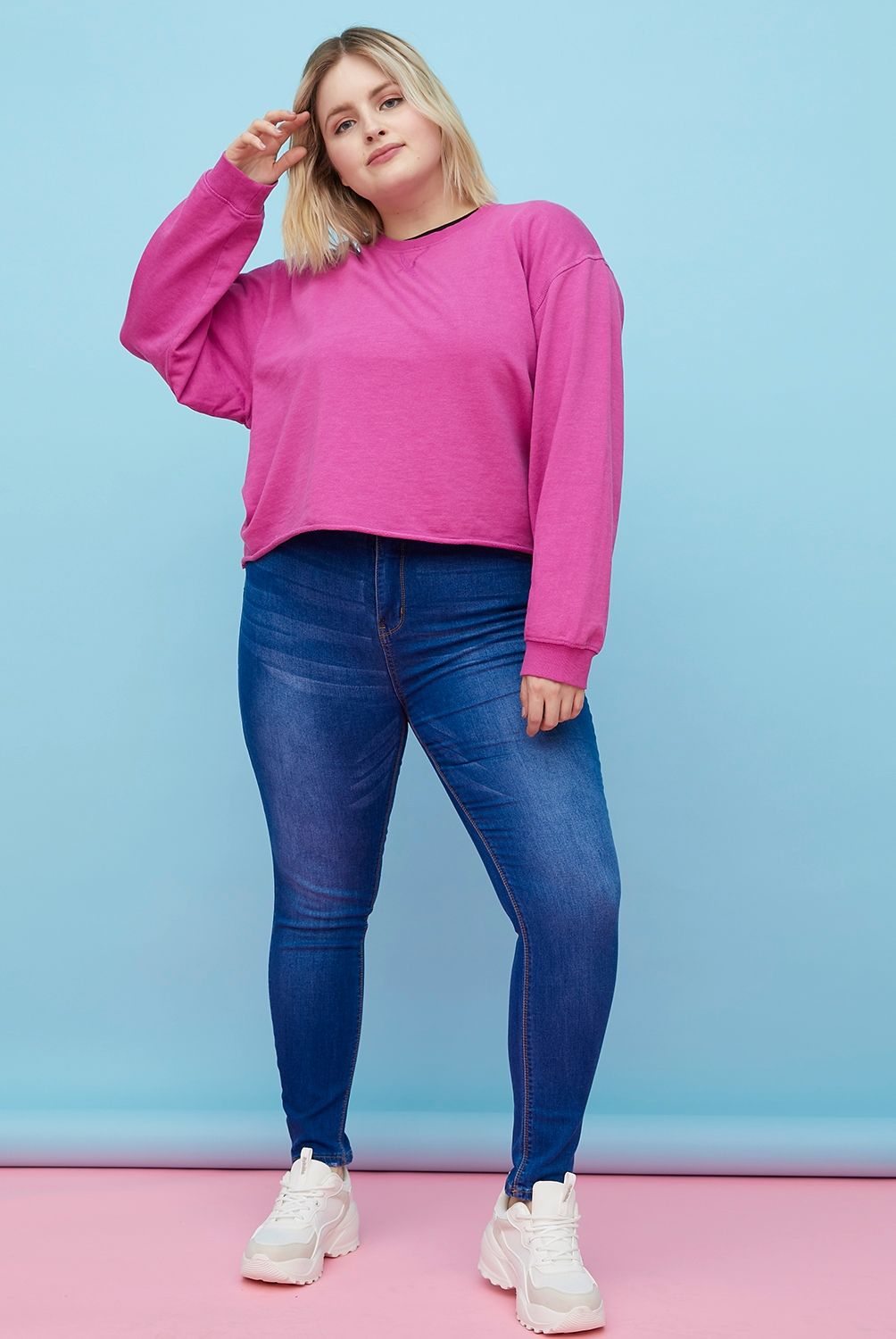 SYBILLA - Jeans Skinny Emily Plus Tiro Medio Mujer Sybilla