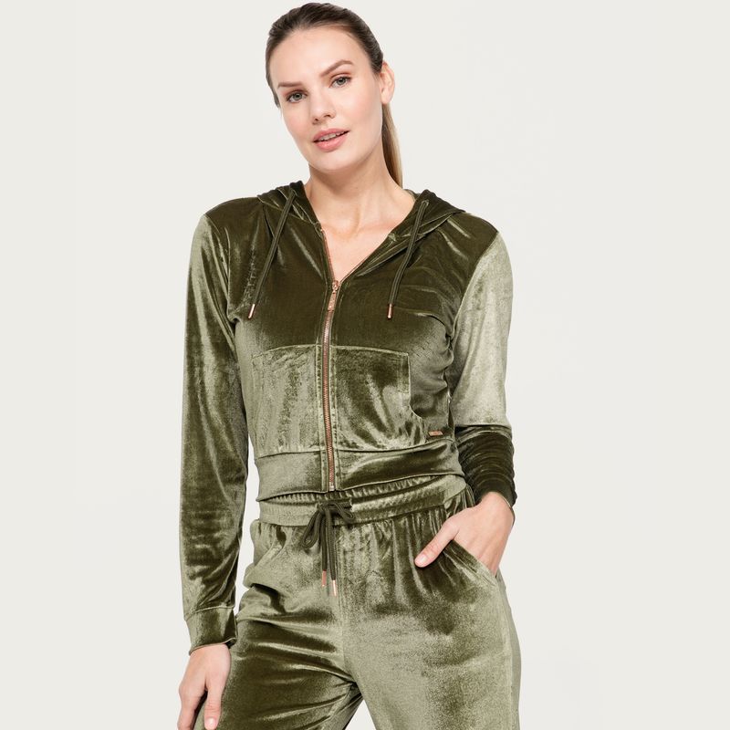 MOSSIMO - Mossimo Polerón Terciopelo Hoodie Mujer