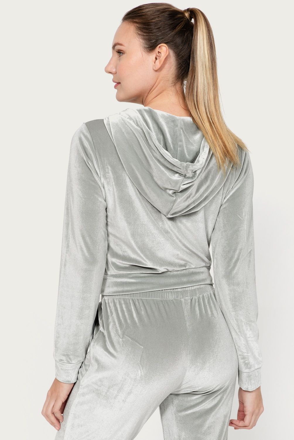 MOSSIMO - Mossimo Polerón Terciopelo Hoodie Mujer