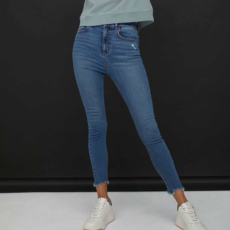 AMERICANINO - Jeans Skinny Súper tiro Alto Mujer