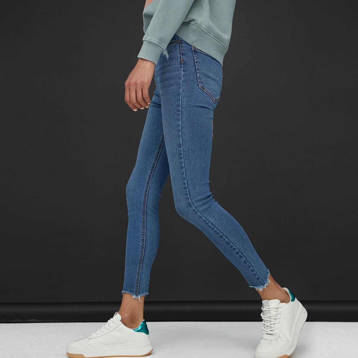 AMERICANINO - Jeans Skinny Súper tiro Alto Mujer