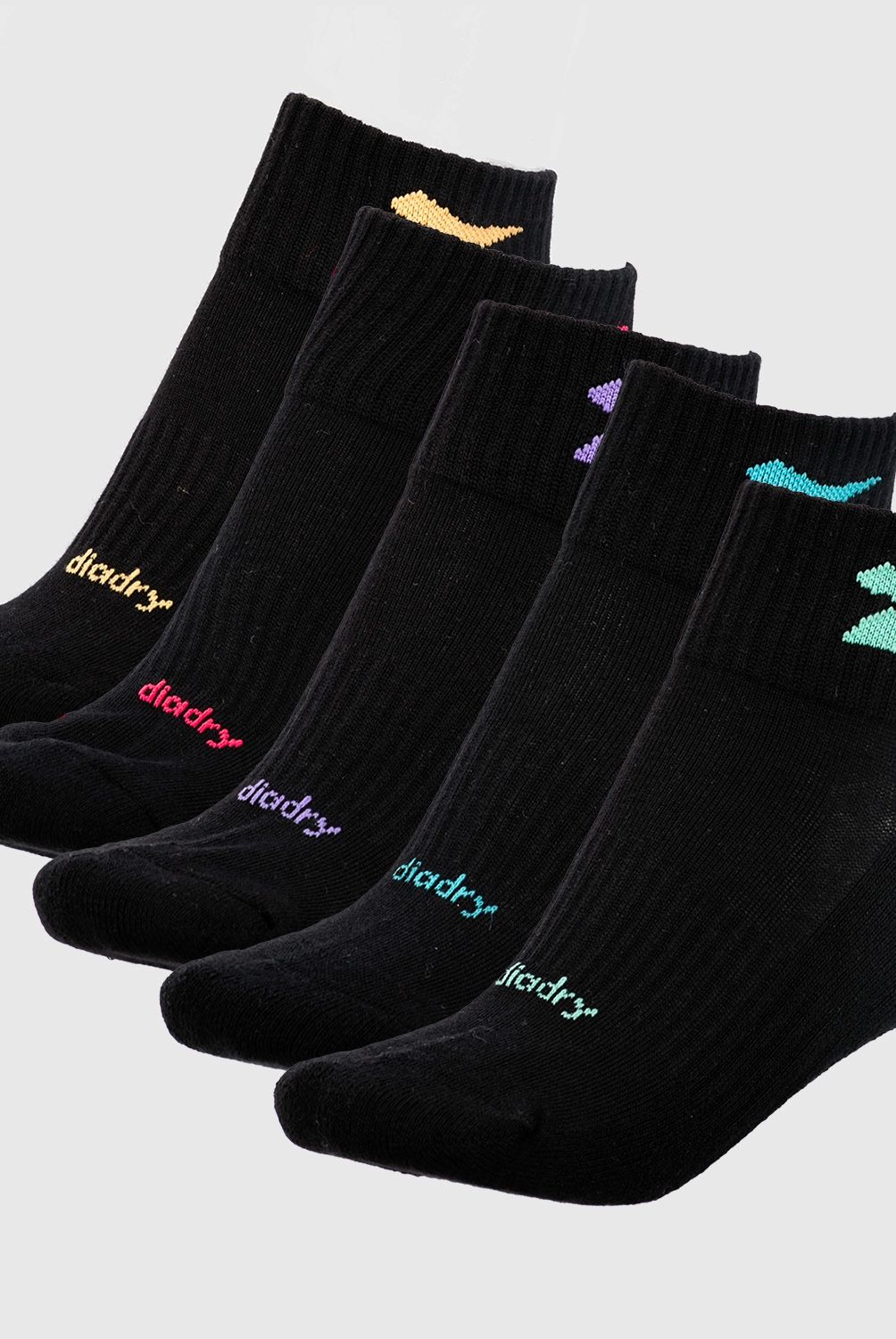 DIADORA - Pack De 6 Calcetines Cortos Deportivos Mujer Diadora
