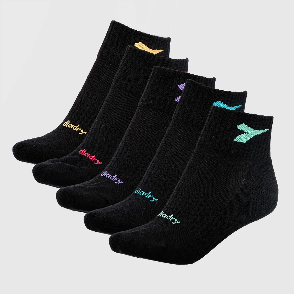 DIADORA - Pack De 6 Calcetines Cortos Deportivos Mujer Diadora