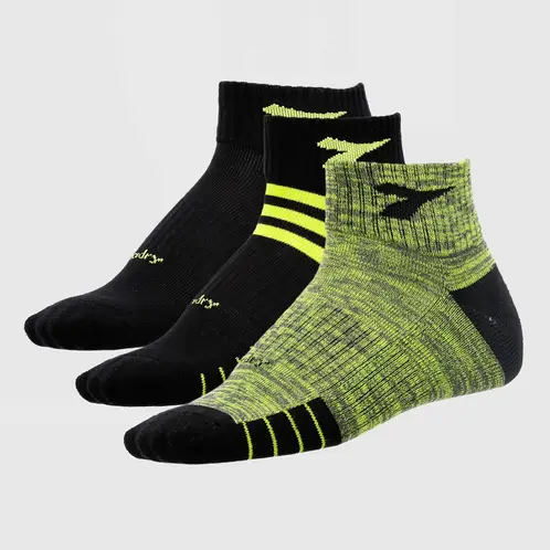 DIADORA - Pack De 3 Calcetines Cortos Deportivos Hombre