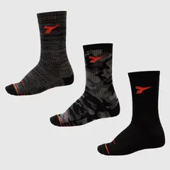 DIADORA - Pack De 3 Calcetines Largos Deportivos Hombre