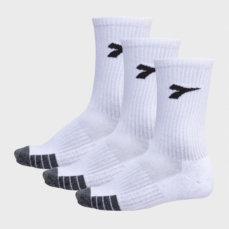 DIADORA - Pack De 3 Calcetines Largos Deportivos Hombre Diadora