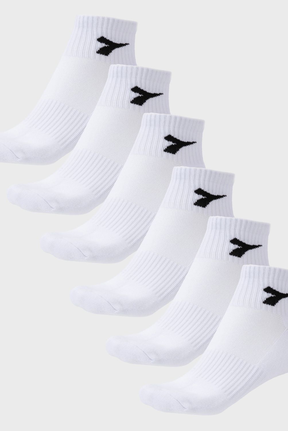 DIADORA - Pack De 6 Calcetines Cortos Deportivos Hombre Diadora