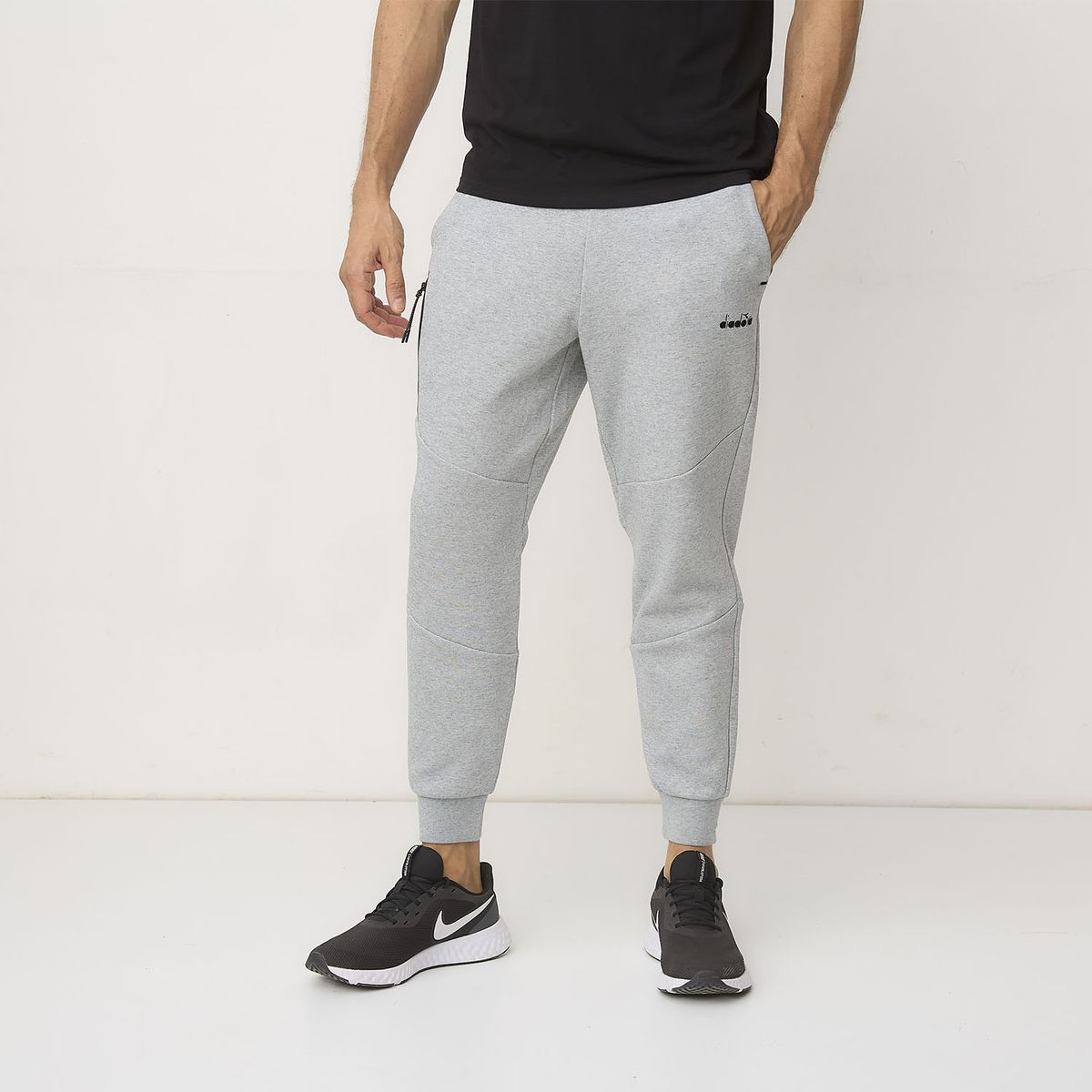 DIADORA - Pantalón De Buzo Jogger Cintura Elástica Bolsillos Hombre Diadora