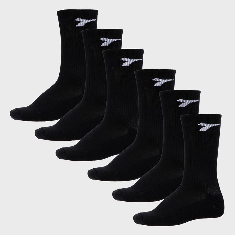 DIADORA - Pack De 6 Calcetines Largos Deportivos Hombre Diadora