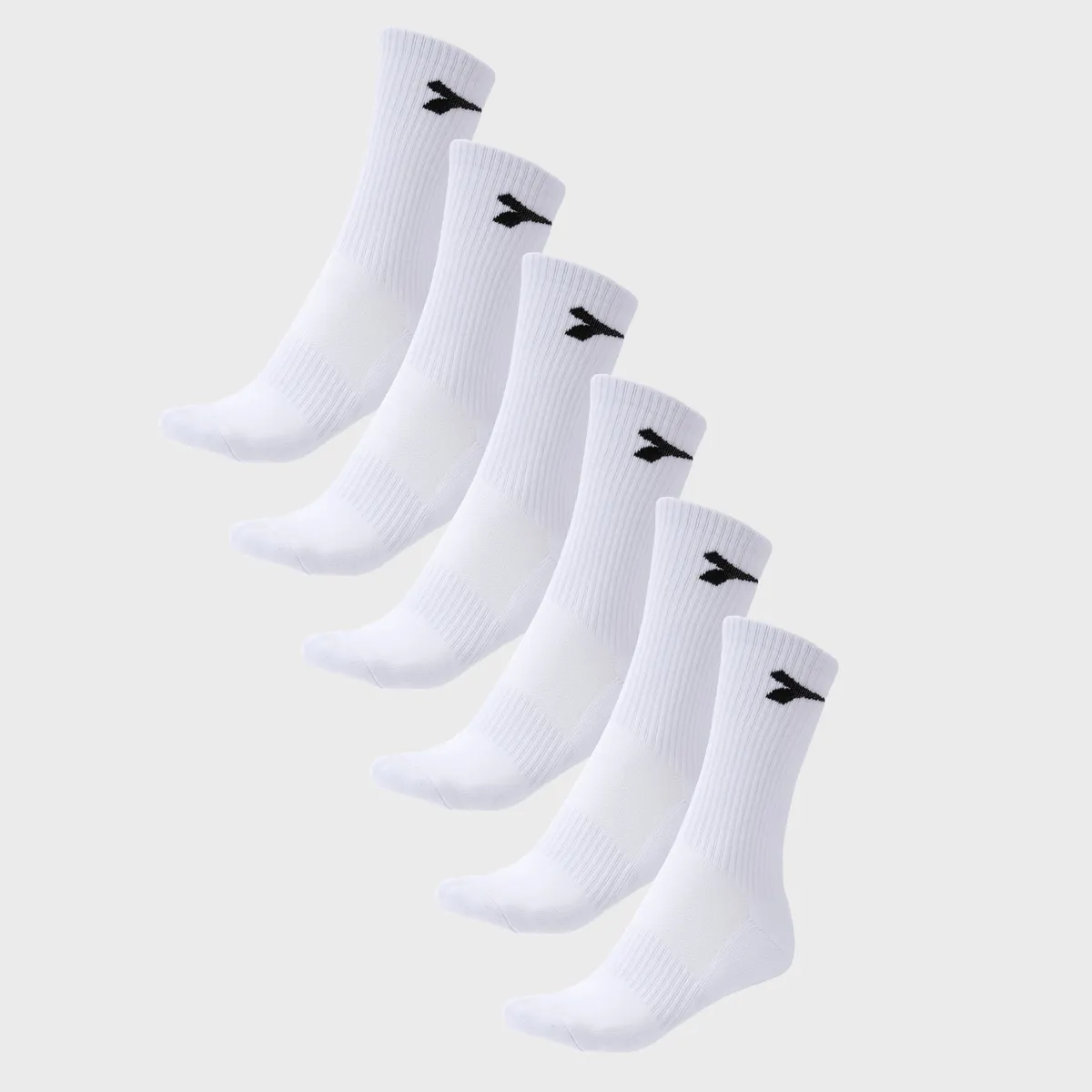 DIADORA - Pack De 6 Calcetines Largos Deportivos Hombre Diadora