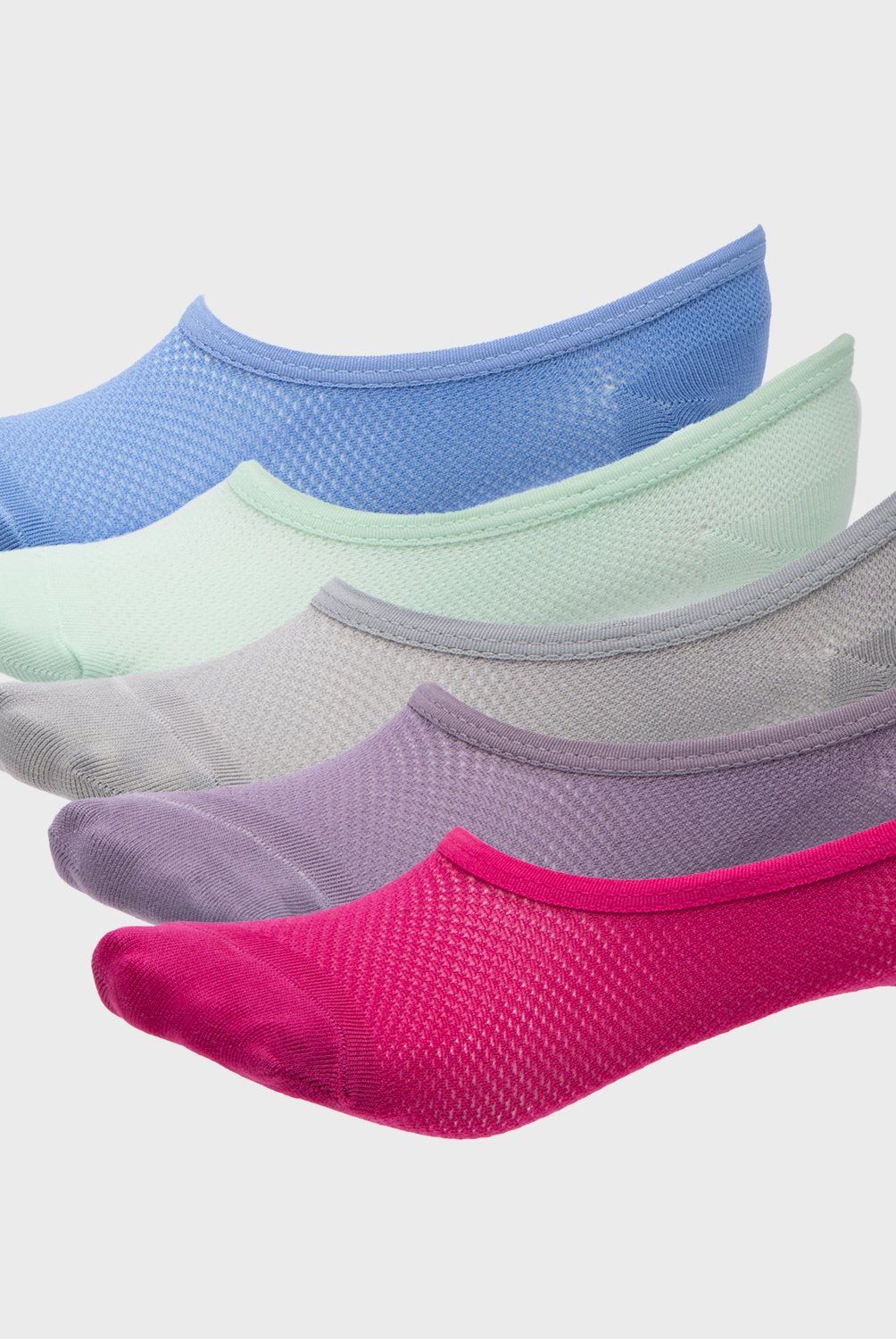 DIADORA - Pack De 5 Calcetines Invisibles Deportivos Mujer Diadora