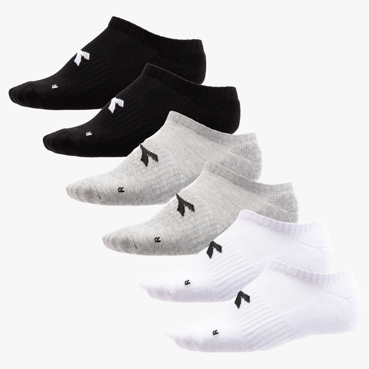 DIADORA - Pack De 6 Calcetines Invisibles Deportivos Hombre Diadora