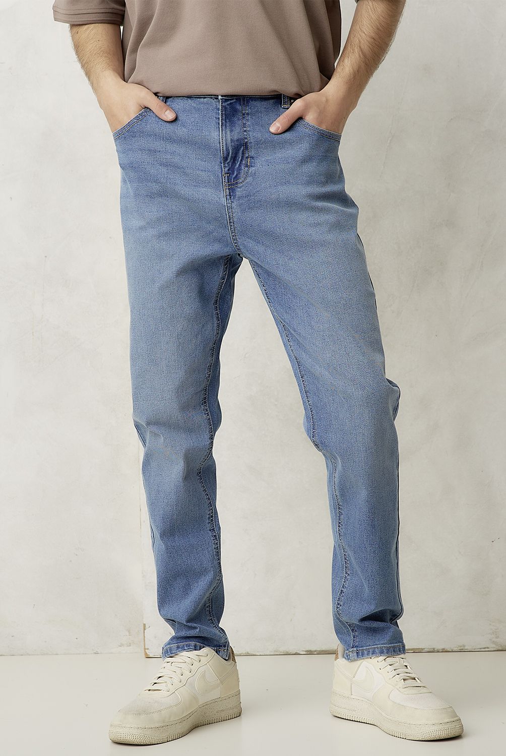 BEARCLIFF - Jeans Carrot Fit Bearcliff Casual Hombre Algodón