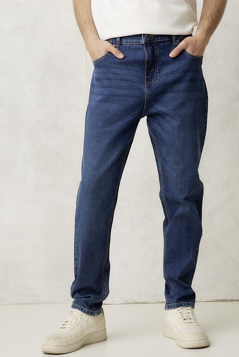 BEARCLIFF - Jeans Carrot Fit Bearcliff Casual Hombre Algodón