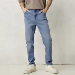 BEARCLIFF - Jeans Carrot Fit Casual Hombre Algodón