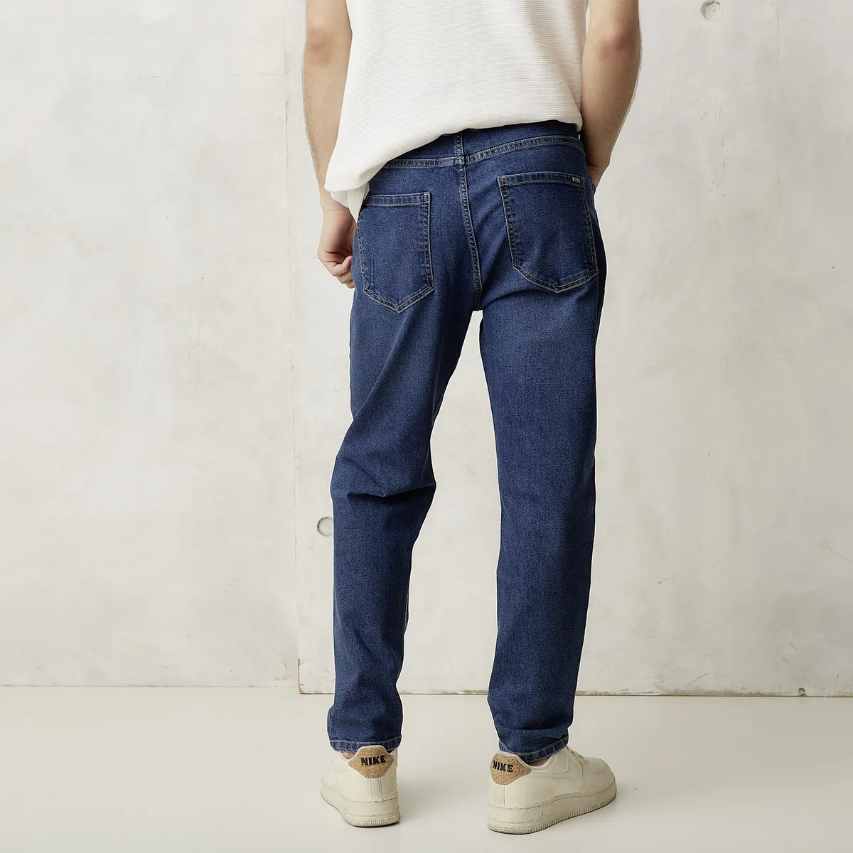 BEARCLIFF - Jeans Carrot Fit Bearcliff Casual Hombre Algodón