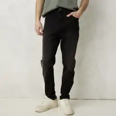 BEARCLIFF - Jeans Carrot Fit Casual Hombre Algodón
