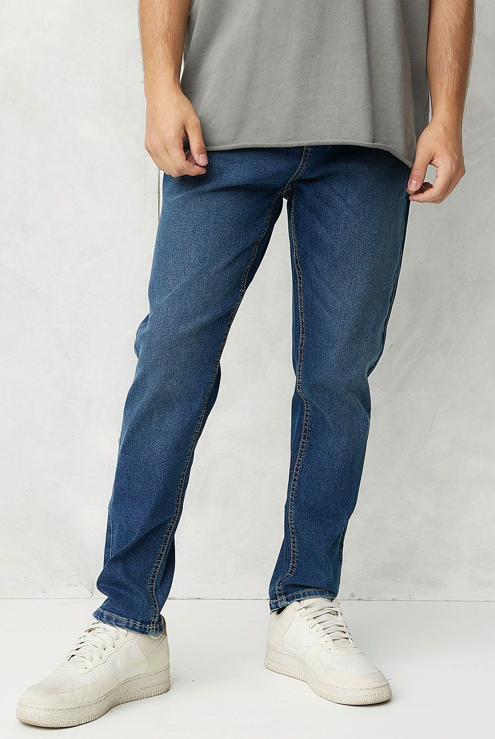 BEARCLIFF - Jeans Carrot Fit Bearcliff Casual Hombre Algodón