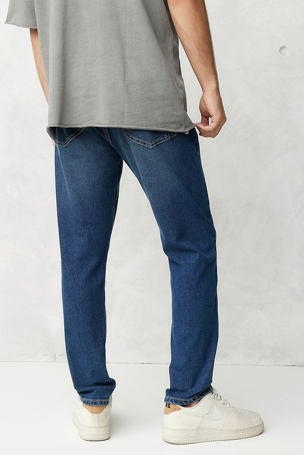 BEARCLIFF - Jeans Carrot Fit Bearcliff Casual Hombre Algodón