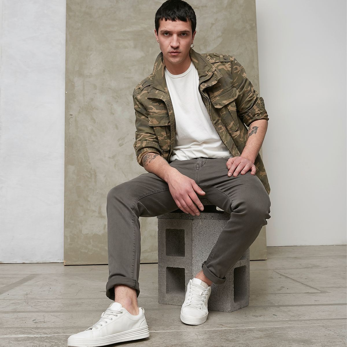 AMERICANINO - Pantalón 5 Bolsillos Skinny Hombre