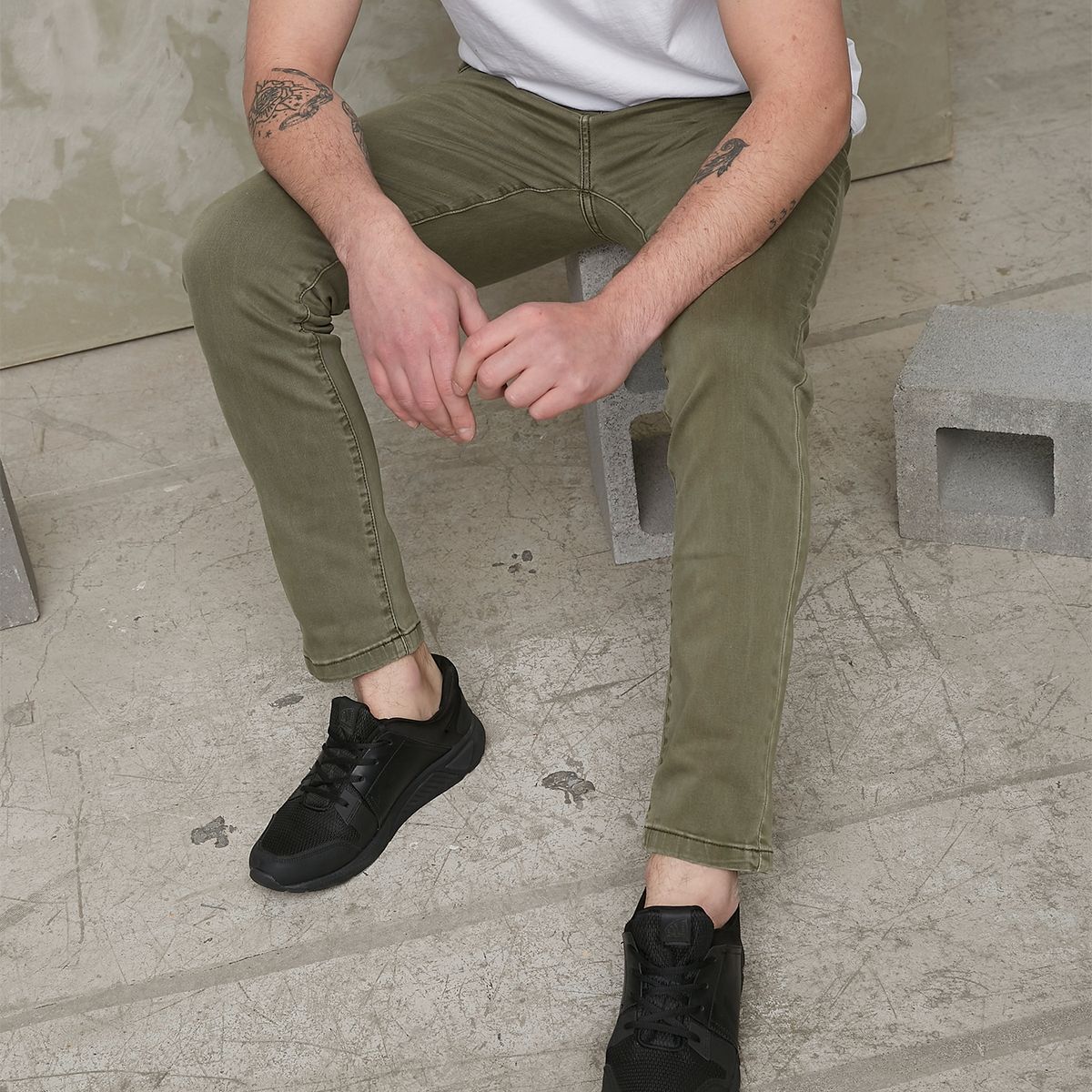 AMERICANINO - Pantalón 5 Bolsillos Skinny Hombre