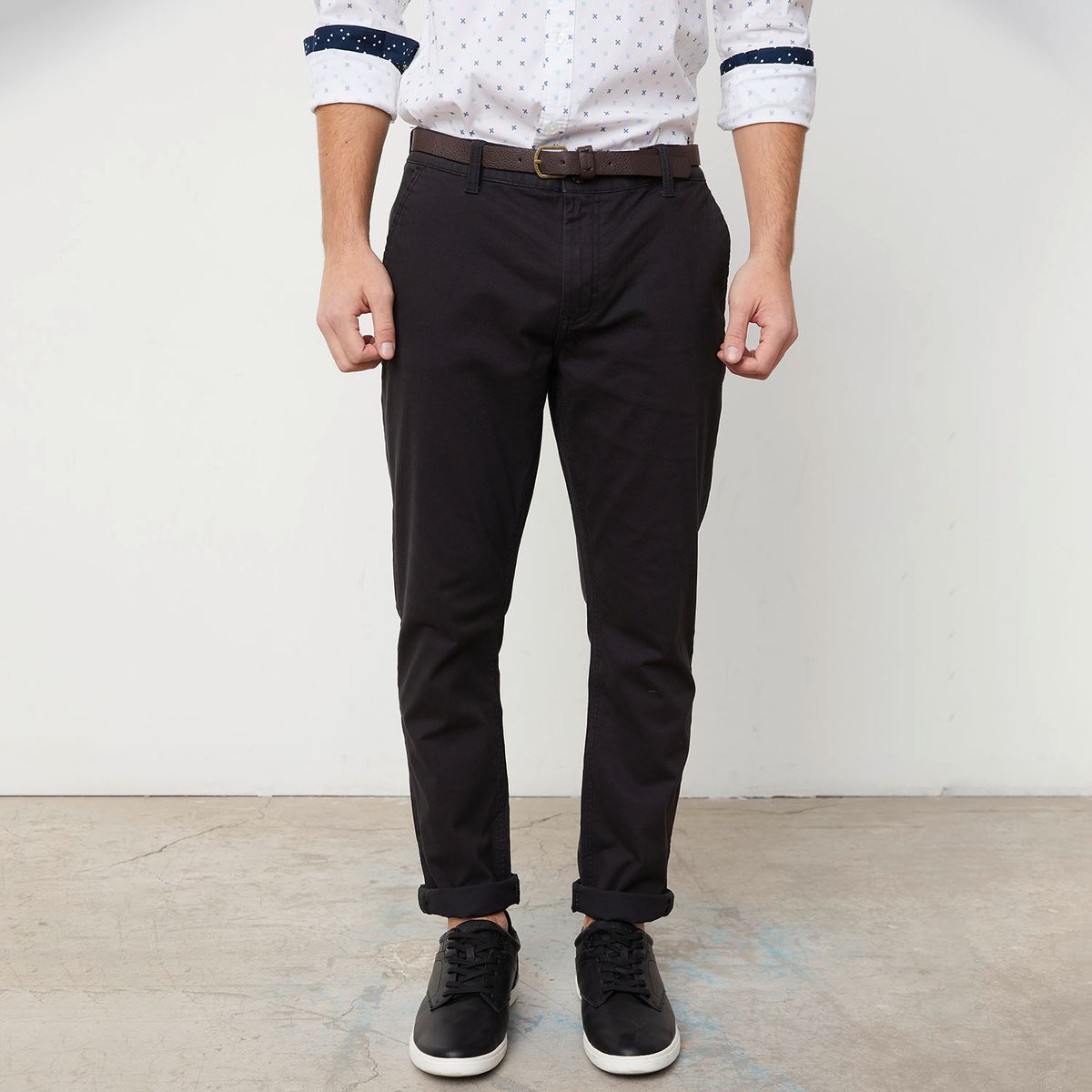BASEMENT - Pantalon Slim Fit Algodón Hombre Basement