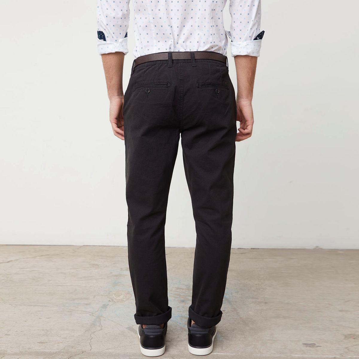 BASEMENT - Pantalon Slim Fit Algodón Hombre Basement