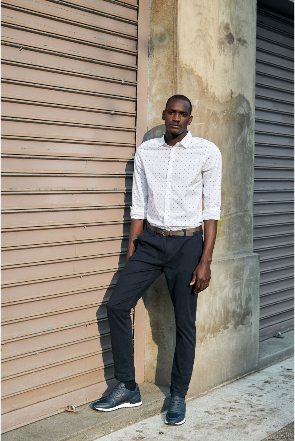 BASEMENT - Pantalon Slim Fit Algodón Hombre Basement