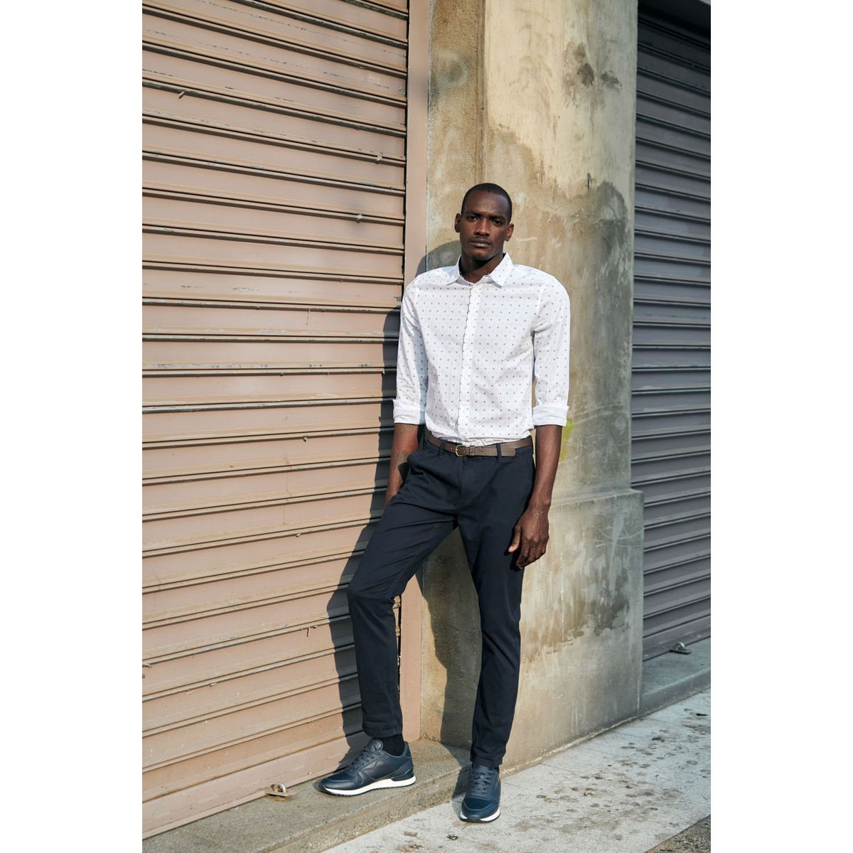 BASEMENT - Pantalon Slim Fit Algodón Hombre Basement