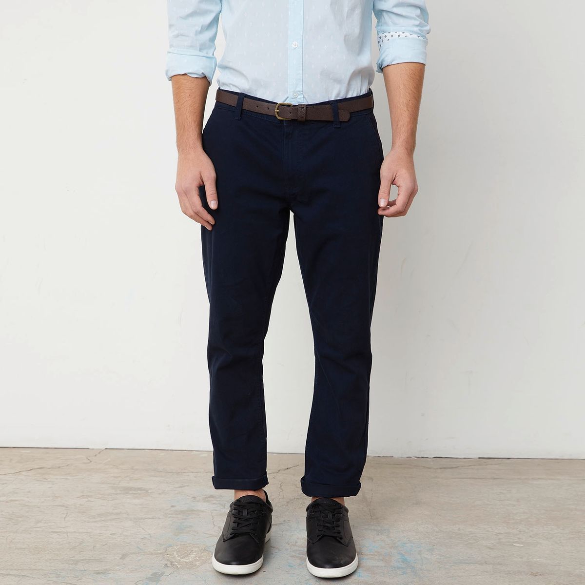 BASEMENT - Pantalon Slim Fit Algodón Hombre Basement