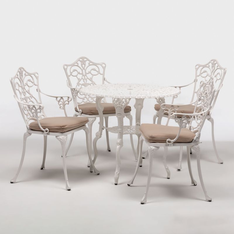ROBERTA ALLEN - Juego De Comedor De Terraza 4 Puestos Lirio Roberta Allen