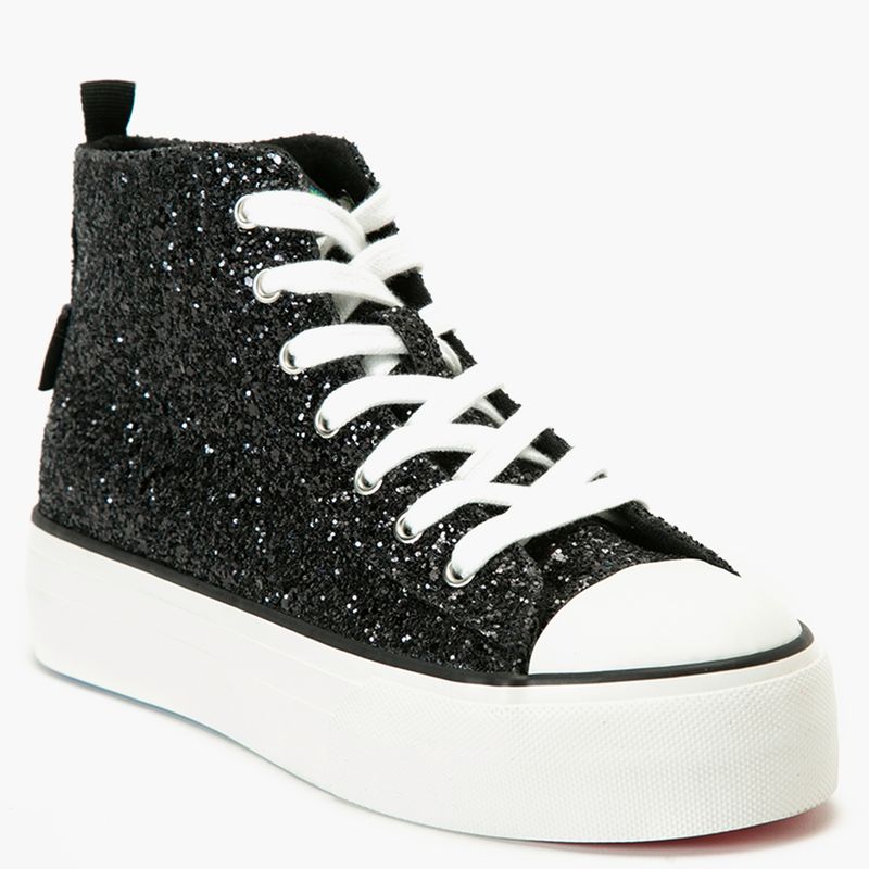 DISNEY - Zapatilla Urbana Mujer Negra