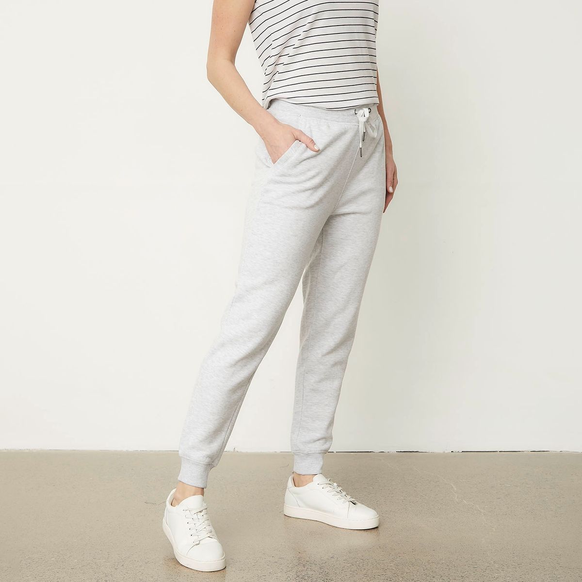 NEWPORT - Pantalón Jogger Tiro Alto Newport Mujer Algodón Orgánico