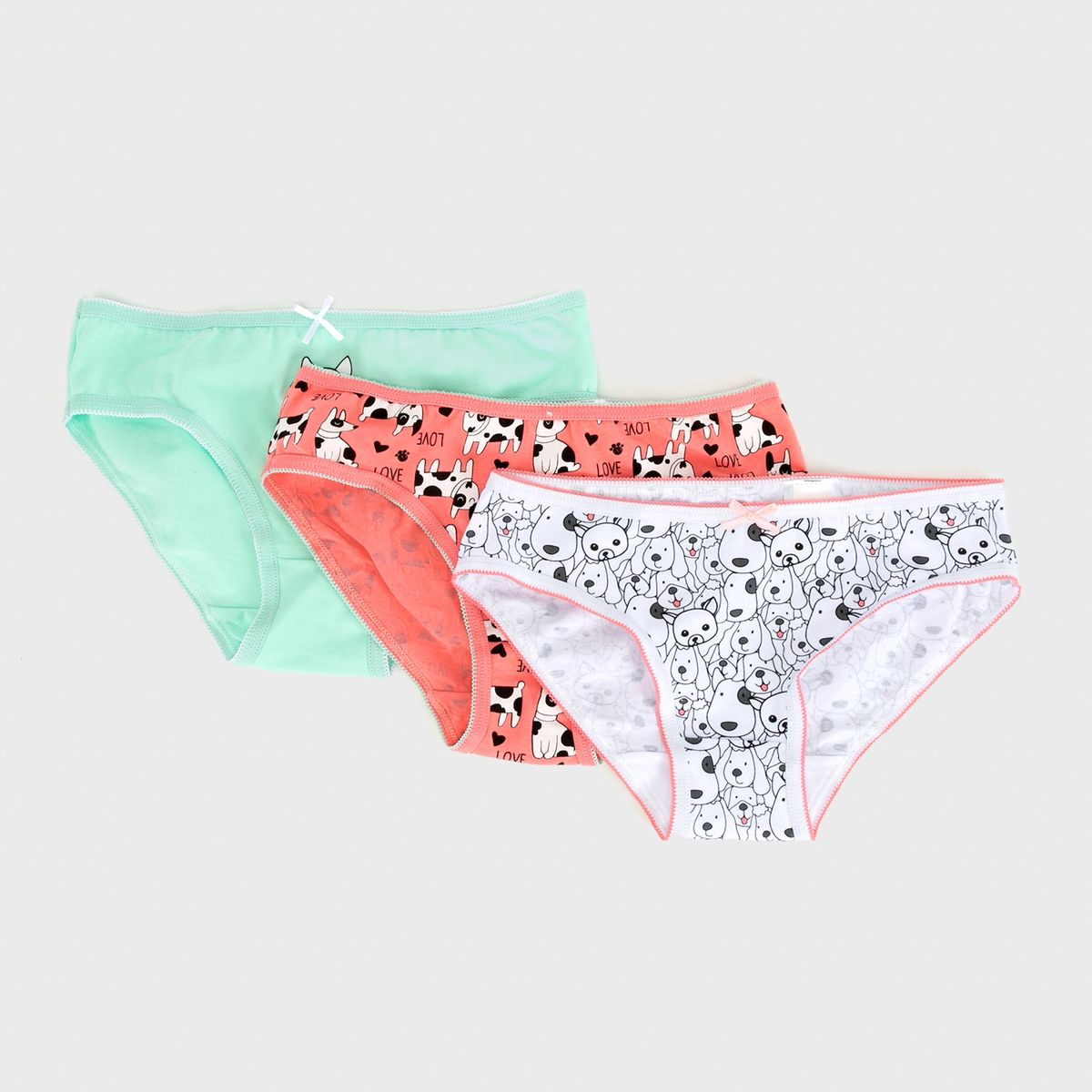 ELEVEN - Calzón pack de 3 unidades algodón niña