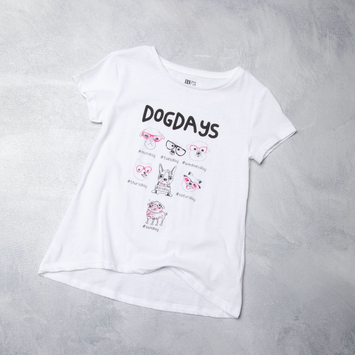 ELEVEN - Polera Print Algodón Niña