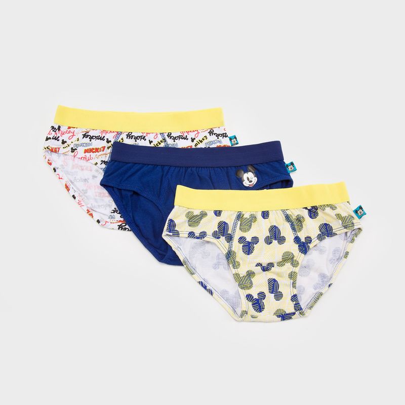 STD CHARACTERS - Std Characters Boxer Pack De 3 Unidades Mickey Algodón Niño