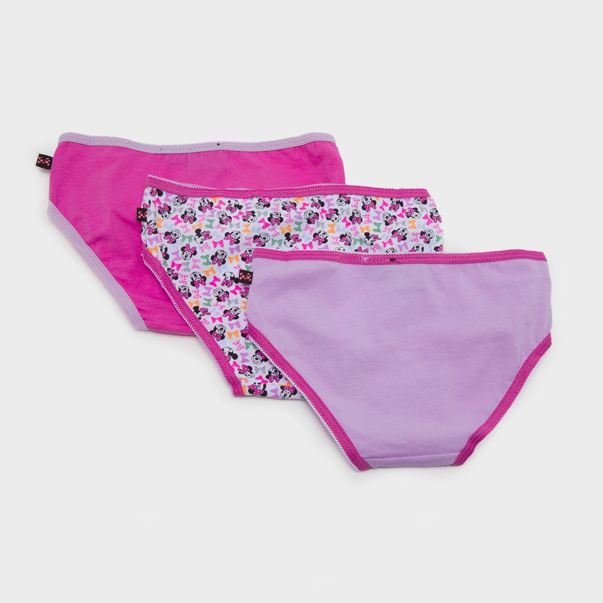 MINNIE - Calzones Pack de 3 unidades Minnie Algodón Niña