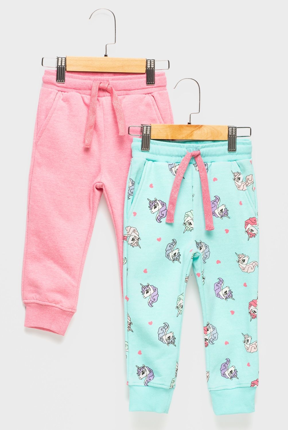 YAMP - Pantalón De Buzo Pack De 2 Unidades Algodón Bebé Niña
