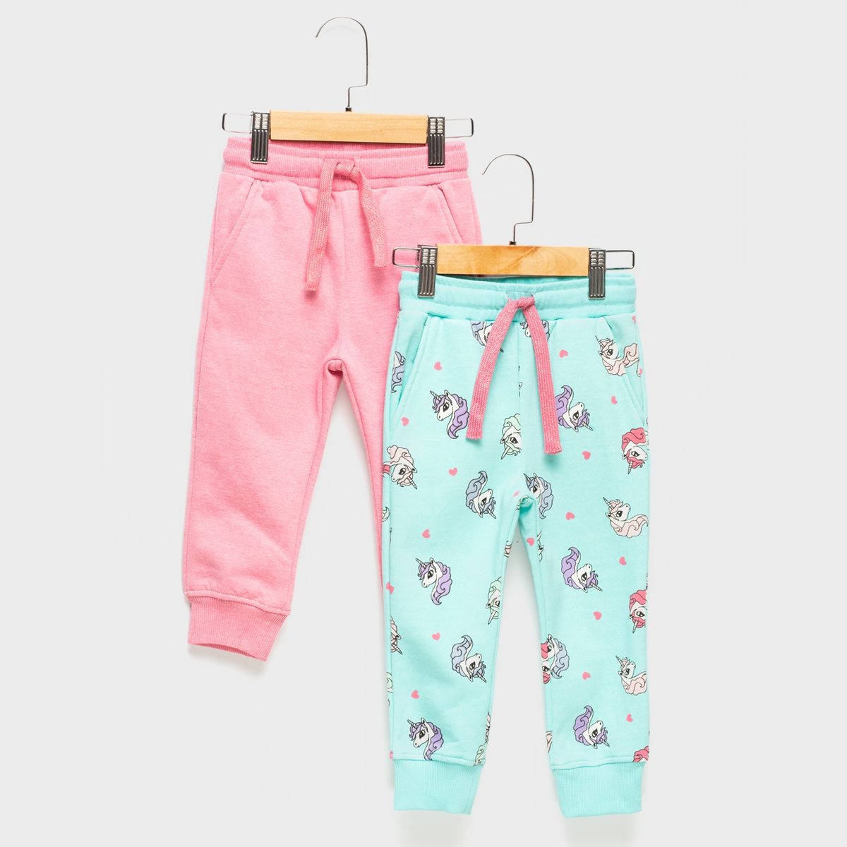 YAMP - Pantalón De Buzo Pack De 2 Unidades Algodón Bebé Niña