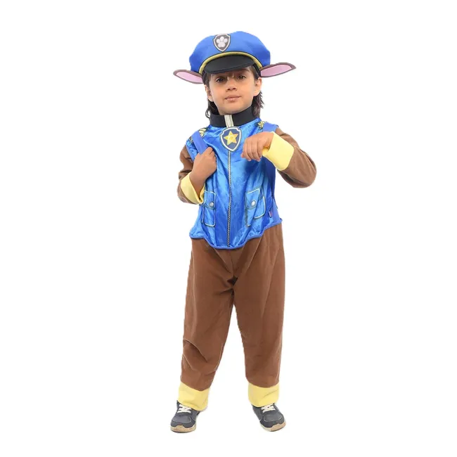 PAW PATROL - Disfraz Halloween Azul Chase Paw Patrol